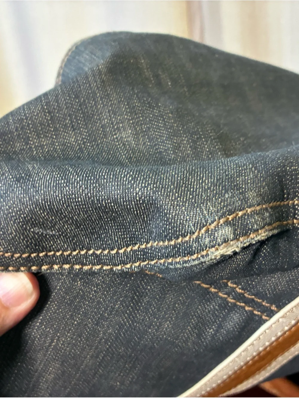 Burberry Blue Label Denim Tote
